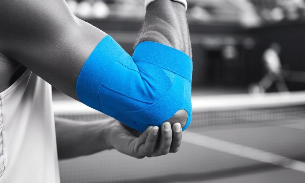 KT Tape for tennis elbow