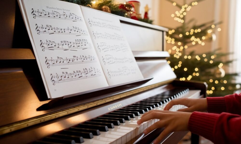 easy Xmas songs for piano