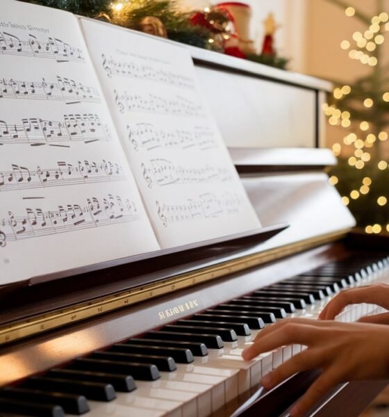easy Xmas songs for piano