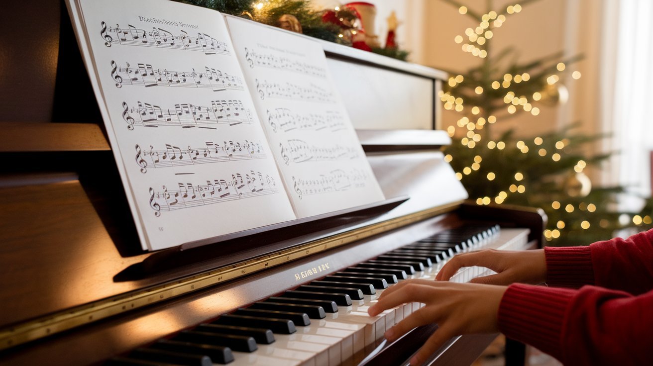 easy Xmas songs for piano