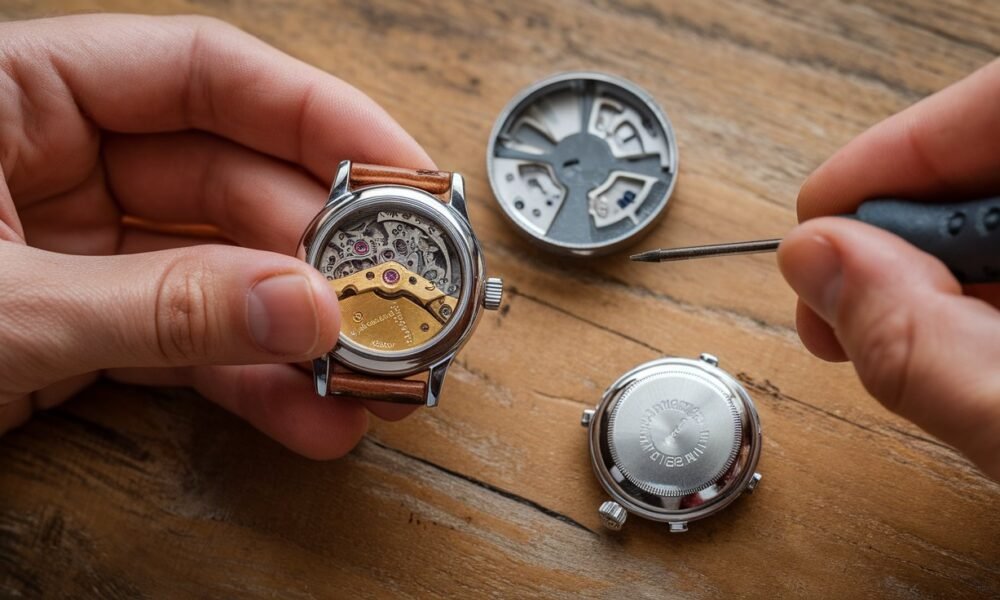 how to change a watch battery